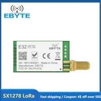 sx1278 lora 433mhz uart iot long range wireless transceiver transmitter receiver ebyte e32 433t30d v8 x module 1w sma antenna