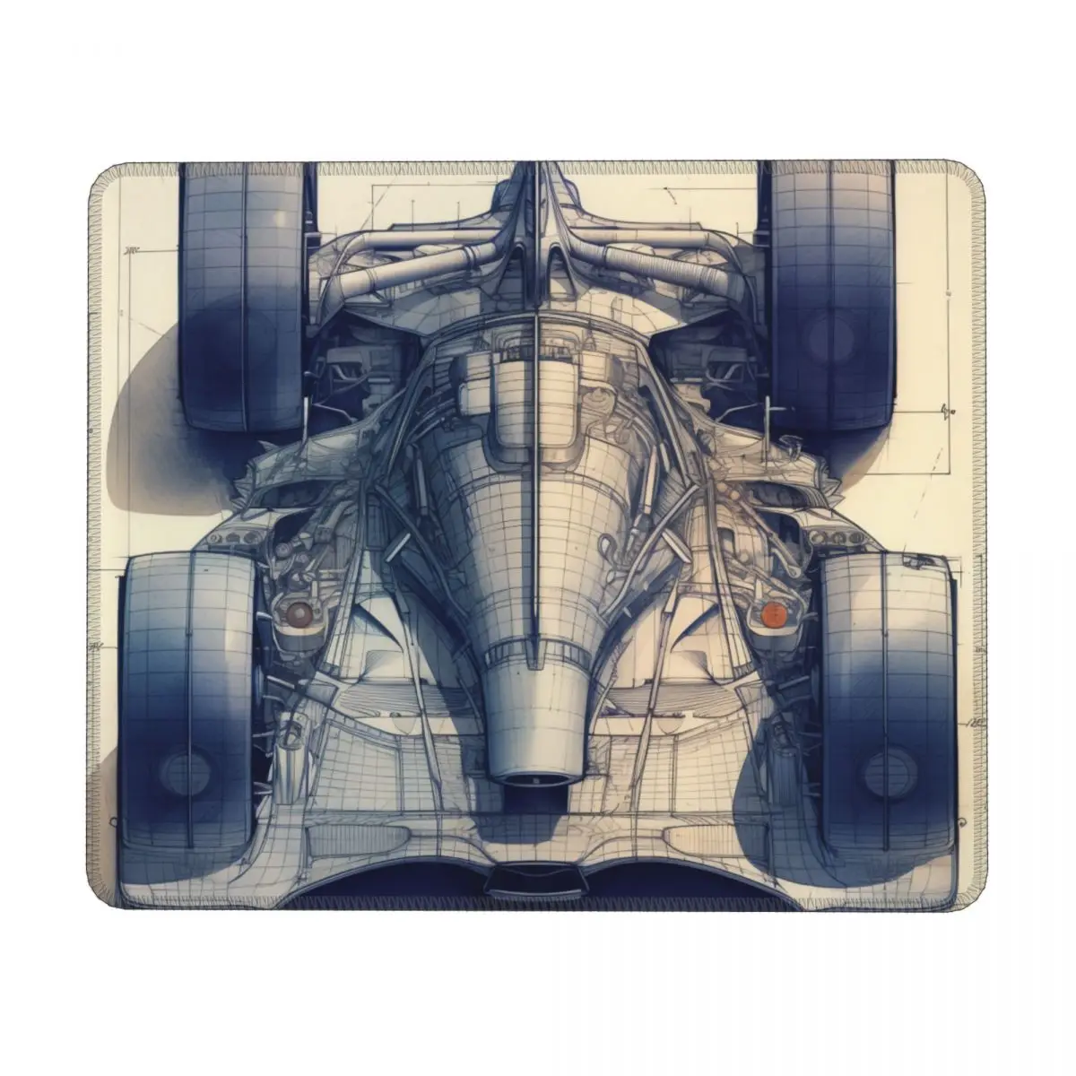 

Dazzling Sports Car Print Mouse Pad Pencil Drawing Schematics Desktop Rubber Mousepad Simple Anti Fatigue Quality Mouse Pads