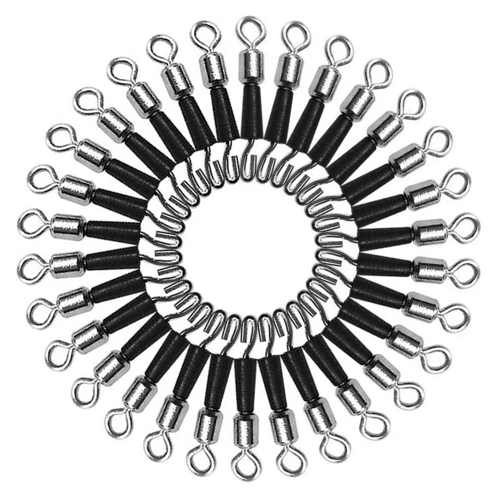 Swivels Fishing Line Quick Link Accessories Solid Rings Rolling Hook Fast Connector Bearing Swivel | Спорт и развлечения