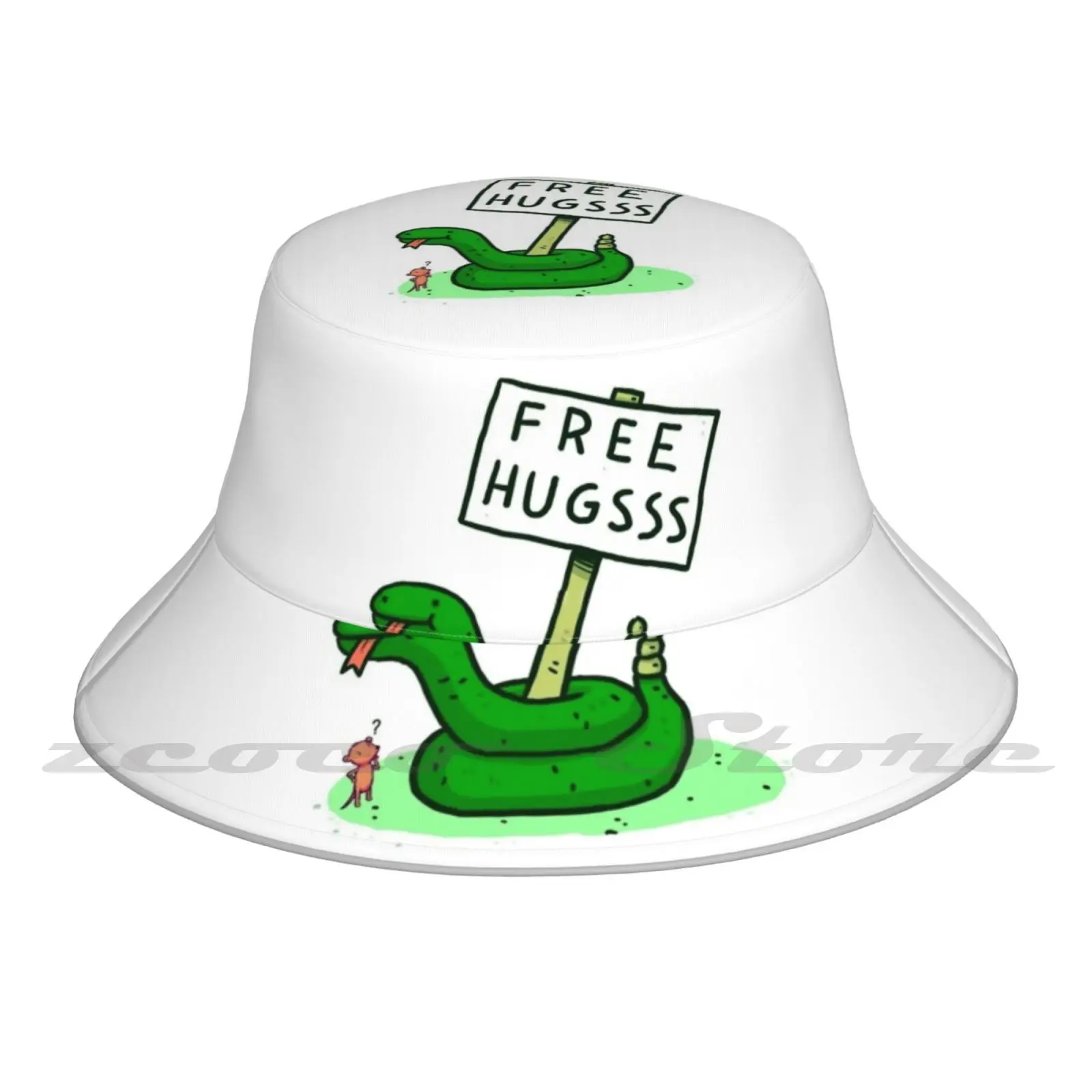 

Зеленая забавная Панама с бесплатными обниманиями, модная мягкая Подарочная Кепка с индивидуальным рисунком, свободные обнимашки, обнимающие зеленые забавные любленные животные