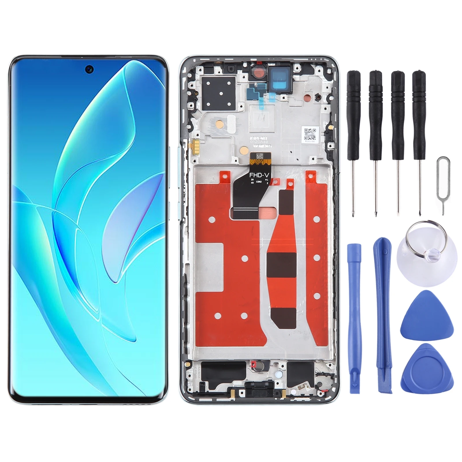

Оригинальный ЖК-экран для Honor 60 Pro дигитайзер Полный комплект с рамкой