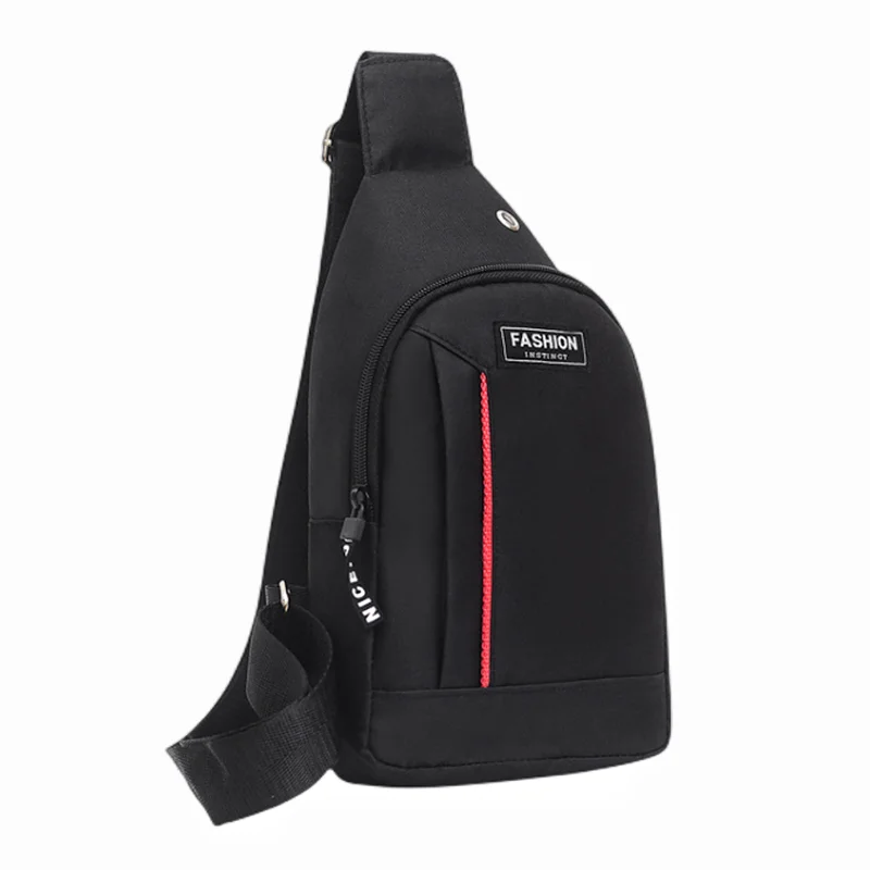 

Men's Chest Bag Diagonal Bag Fashion Canvas Shoulder Bag Sports Fitness Chest Bag Nylon Portable Storage Small Bag Outdoor