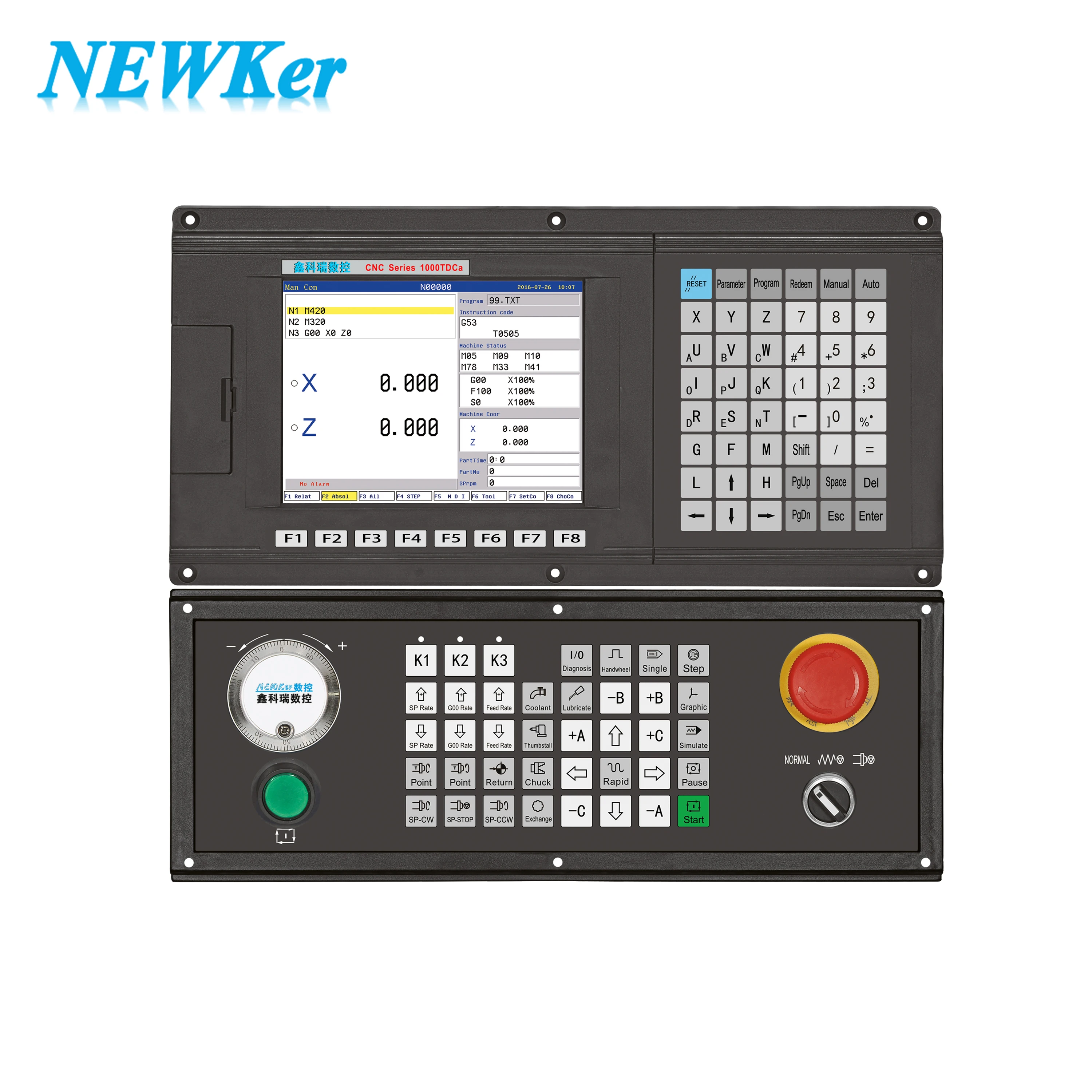 

CNC controller manufacturers control system rs232 cnc controller NEW1000TDCa 2axis for lathe machine