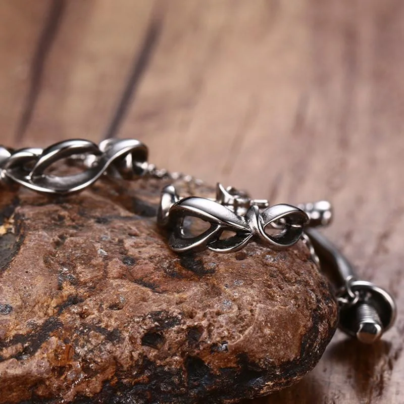 Модный новый стиль в стиле панк Искусственный Мужской тренд личность