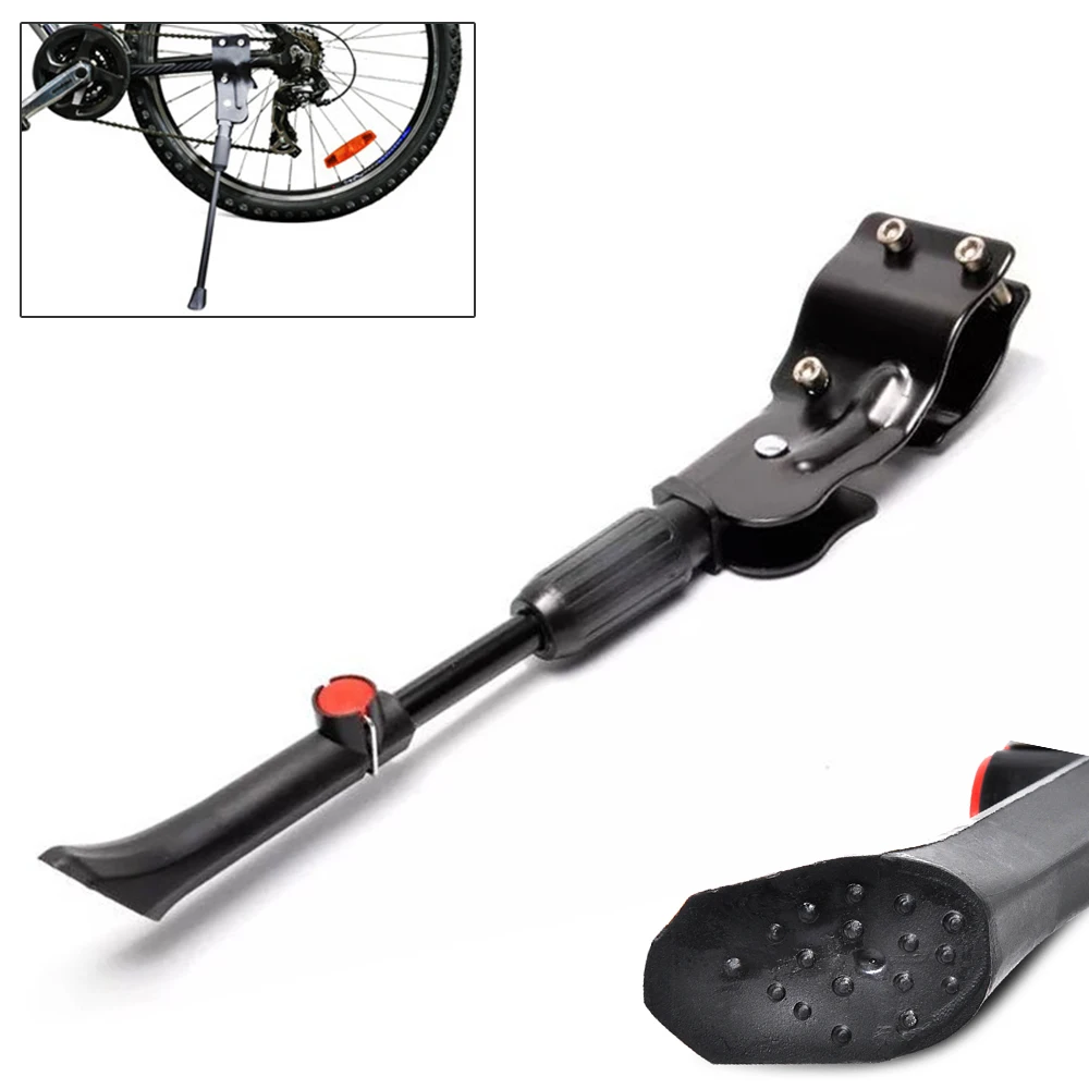 

Регулируемая Задняя подставка для велосипеда, дорожного и горного велосипеда, заднее крепление, боковая подставка для замены, подходит для шин 26, 24, 20 дюймов