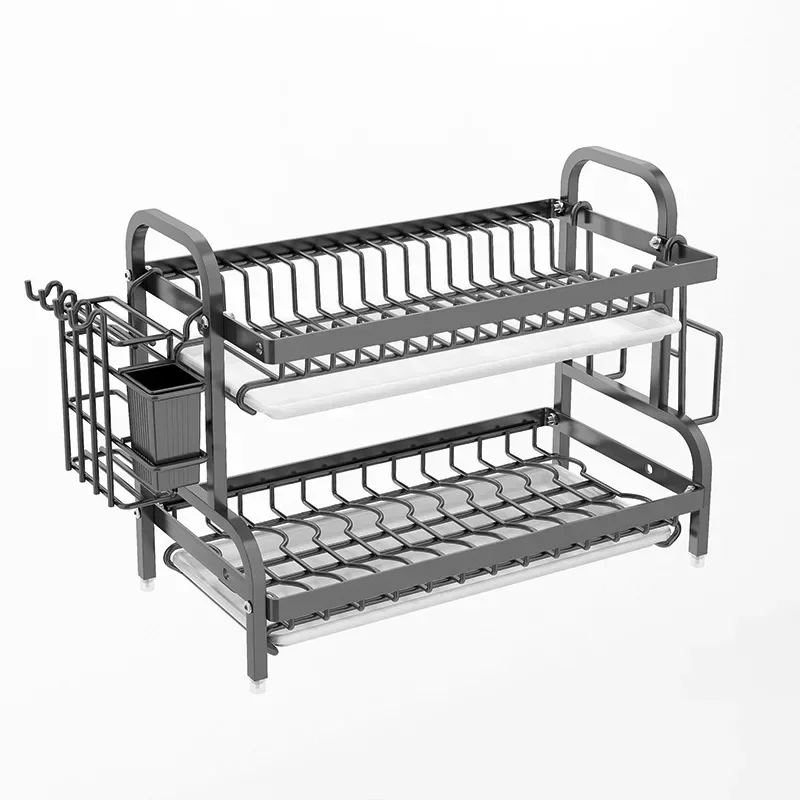 Стеллаж для хранения кухонной посуды бытовая стеллаж сушки ящик шкаф кухонные