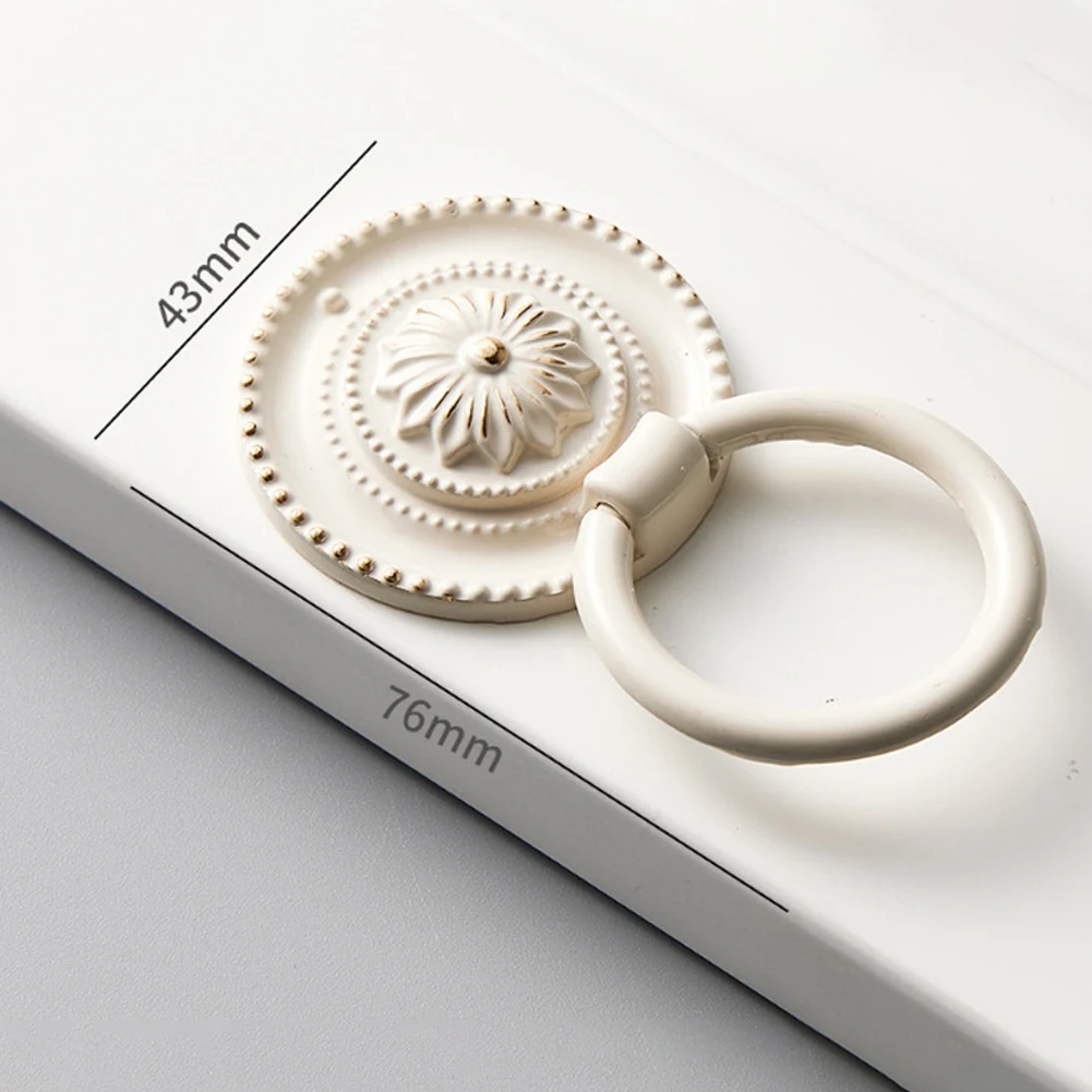 Высококачественные аппаратные ручки кольцевая ручка 43*76 мм для шкафа мебельные