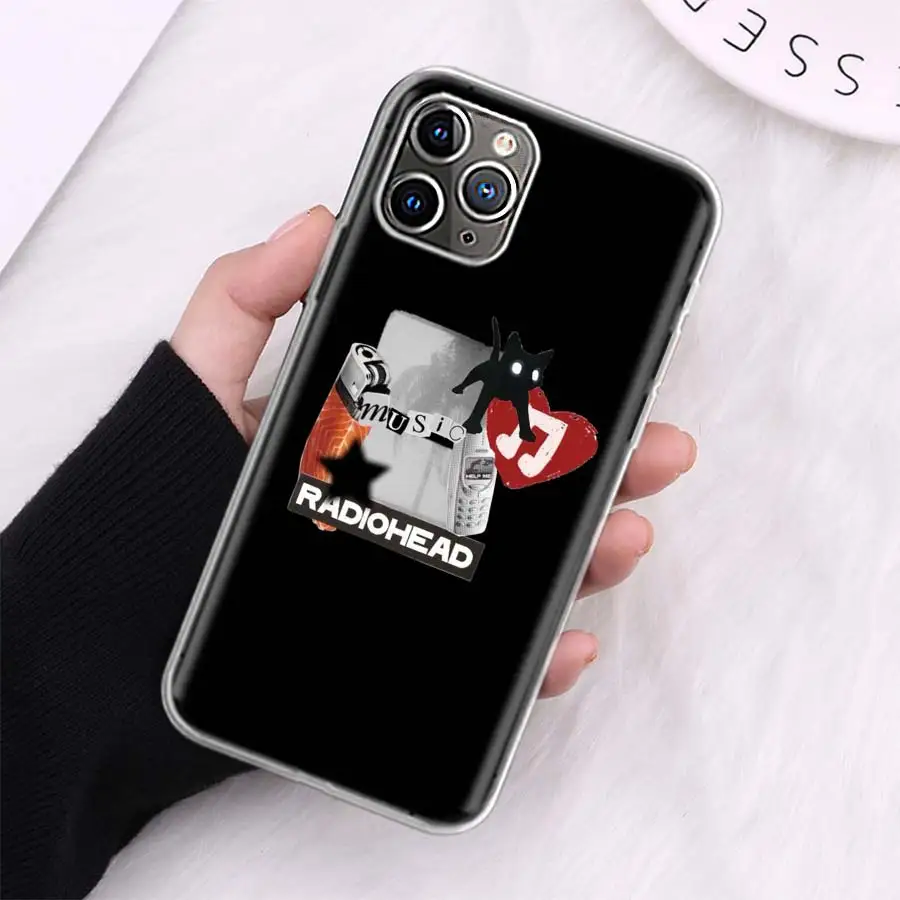 Чехол для телефона Bnad R-Radio Head Apple Iphone 12 Mini 14 13 15 Pro Max 11 X XS XR 16 Plus