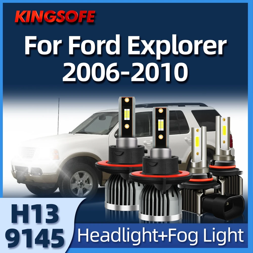 26000lm 110w H13 Fog Lights Auto Lamps Turbo Fit For Ford Explorer 2006 2007 2008 2009 2010