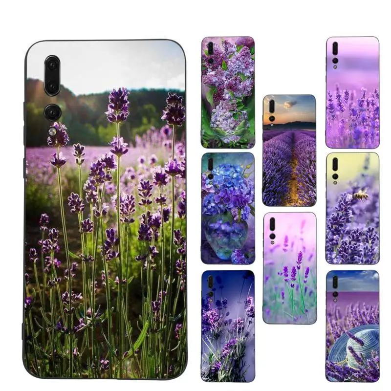 

Lavender Purple Flowers Phone Case for Huawei Honor 10 i 8X C 5A 20 9 10 30 lite pro Voew 10 20 V30