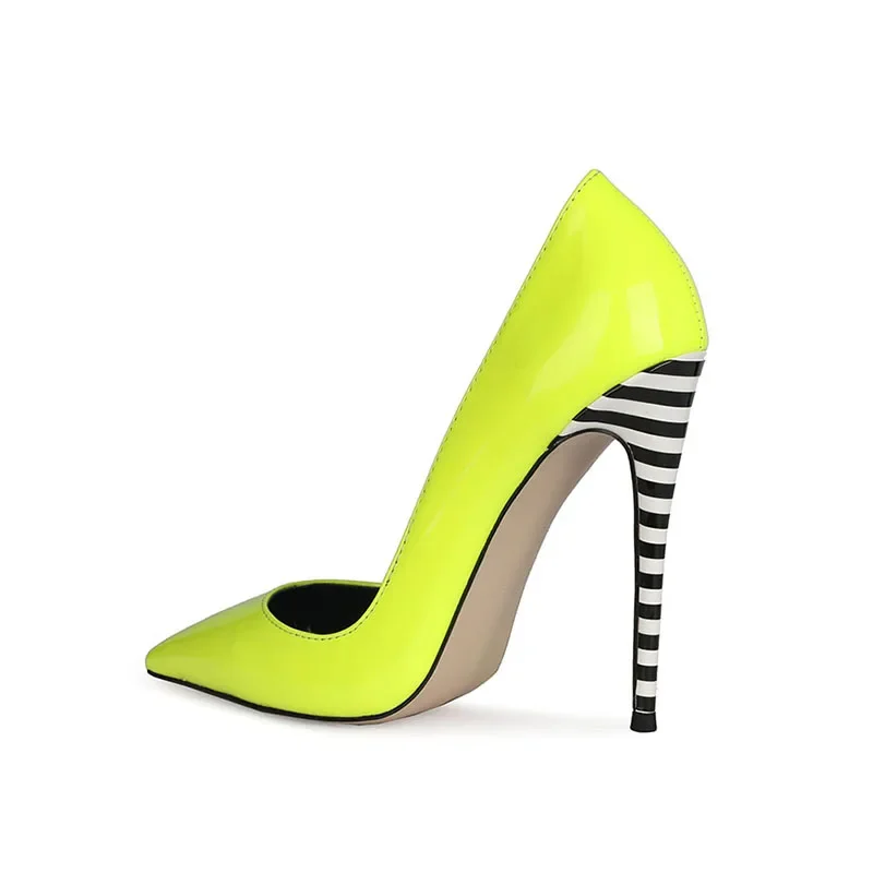 Arden Furtado/2024 летние туфли-лодочки из лакированной кожи на шпильке пикантные