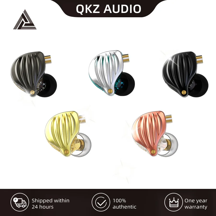 

QKZ ZXK 3.5mm HIFI Dynamic Wired Headphones with MIC In-ear Mega Bass Sony Wired Earphone for Apple Samsung Gaming Wired Headset