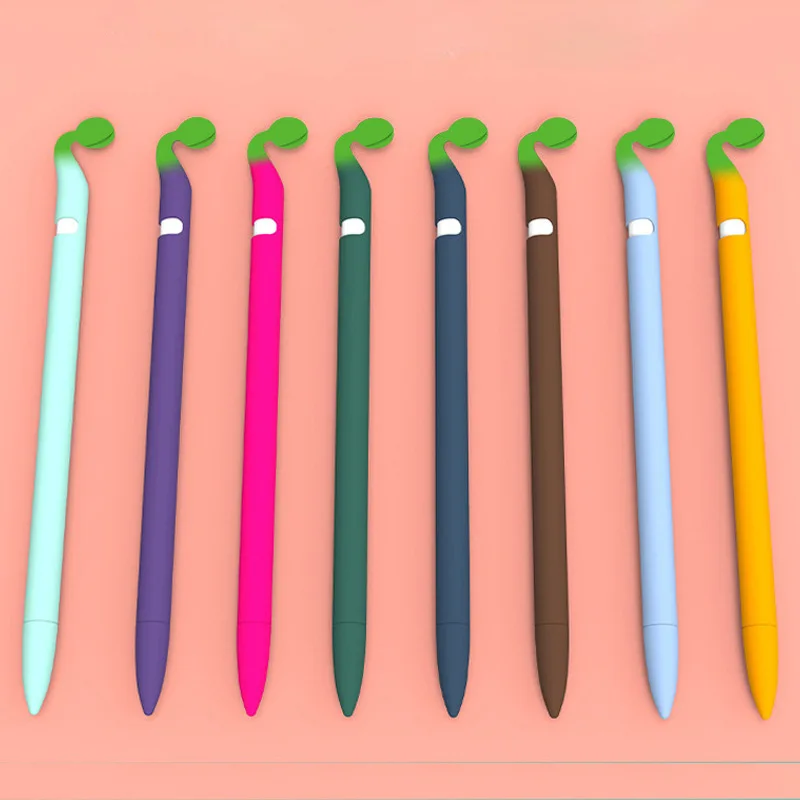 

Чехол со стилусом силиконовый чехол для Apple Pencil 1 2, защитный чехол для стилуса, нескользящий Противоскользящий чехол для iPad Pen 2 1