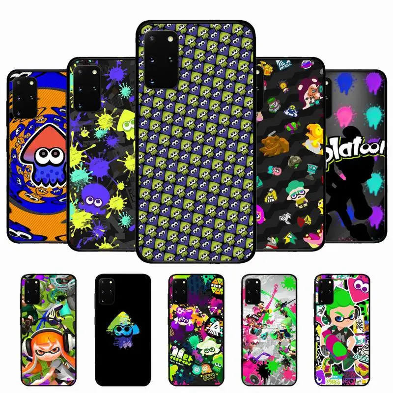 

splatoon Game Phone Case for Samsung S10 21 20 9 8 plus lite S20 UlTRA 7edge