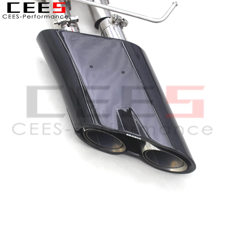 Фото Выхлопная система CEES из нержавеющей стали для Mercedes-Benz G500/G550 W463A/W464 с LED-наконечниками №5
