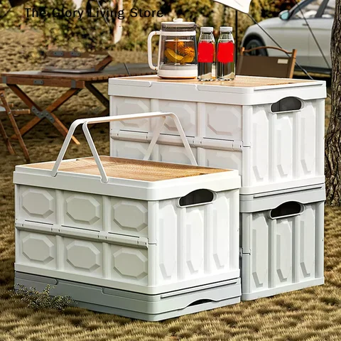 Складной ящик для хранения MA белый полипропилен