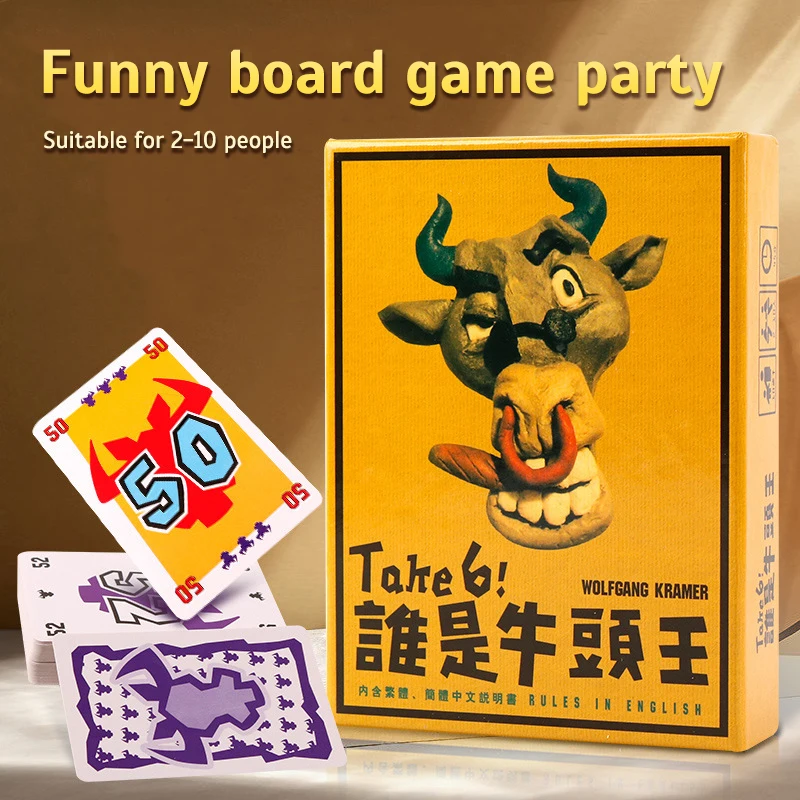 Настольная игра Creative Take 6 N Vissari 2-10 игроков забавный подарок для вечеринок