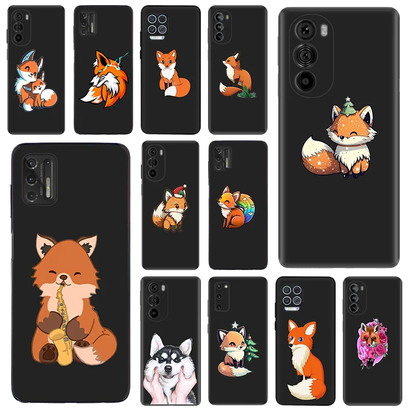 Черный матовый чехол для телефона Motorola Moto G50 G73 G53 G72 G52 G30 G31 G60 G71 G22 G9 G60S мягкий с