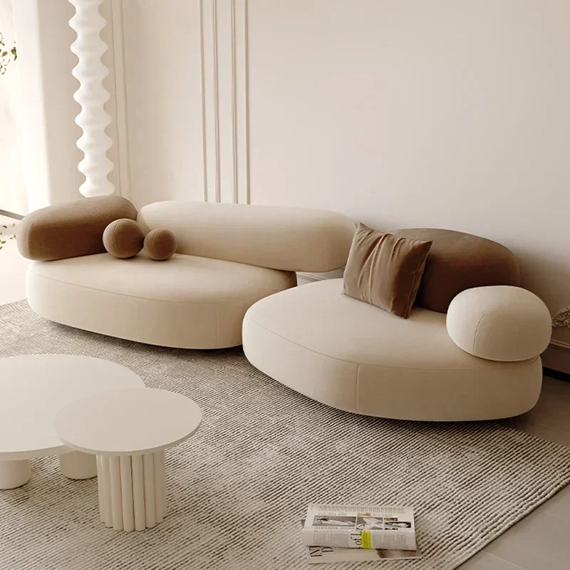 Современный диван в китайском стиле угловой для гостиной секционный пляж