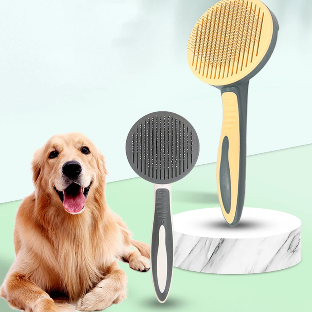 

Hair Cleaning Brush for Dog and Cat Removes Undercoat Tangled Massages Particle Pet Comb Hair Grooming Brush