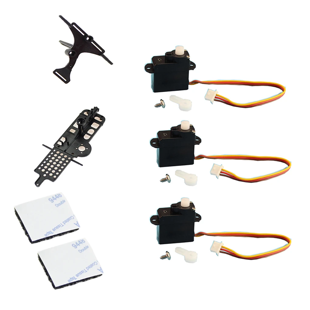 

Remote Control Airplane Servo Fixing Wing Sponge Pads Aircraft Steering Gear Repair Maintenance Upgrade Accessory
