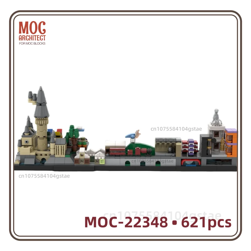 MOC-22348 • 621 шт.-архитектурная серия-популярная сцена и строительство-лучшая