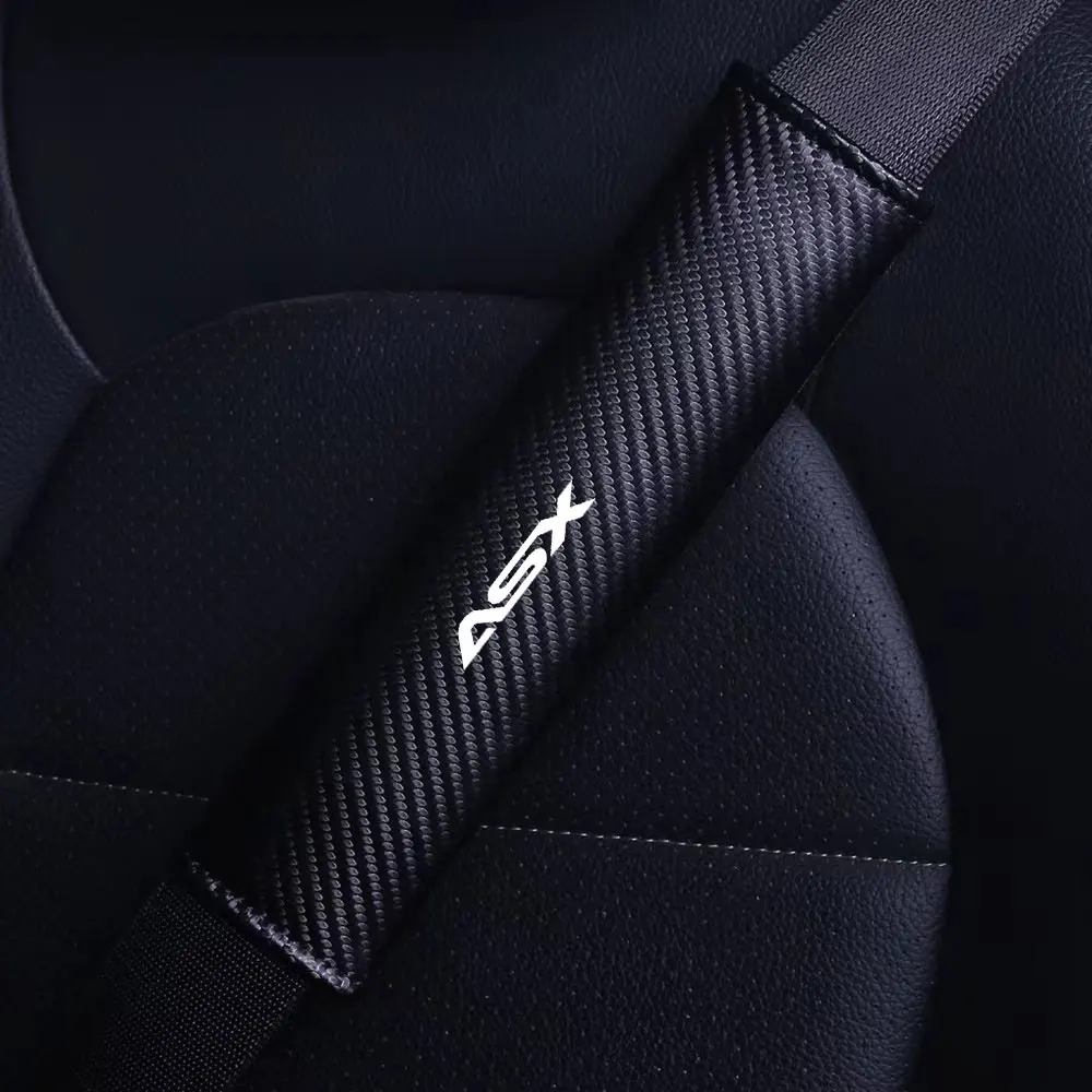 

2 шт., автомобильные накладки на ремень безопасности для Mitsubishi Asx