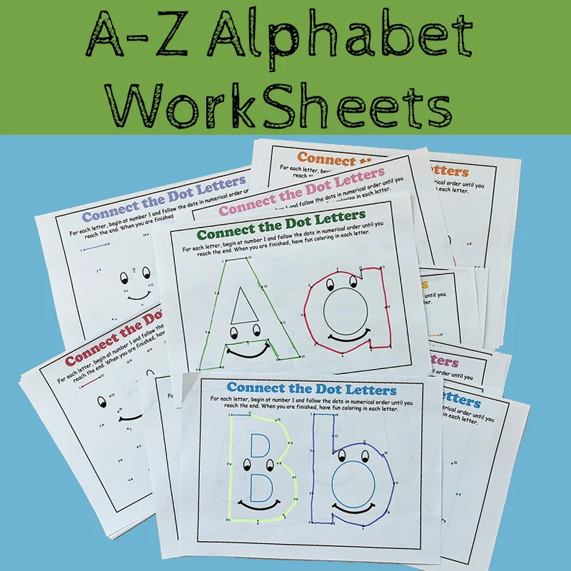 

26 Letters A-Z Alphabet Digital connection Practice Paper Preschool learning English Homework Workbook for kids Worksheets toys