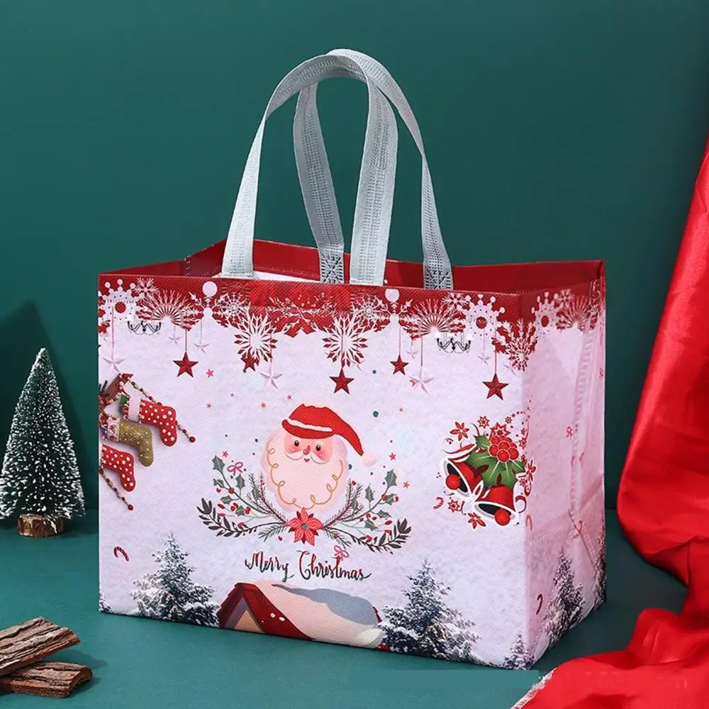 

Рождественские пакеты, нетканое полотно, набор из 4 штук