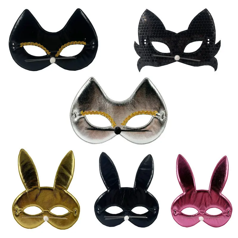 

20pcs Kids Children Rabbit Mask Masquerade Animal Easter Eve Party Fancy Dress Halloween Costume Bunny Accessory