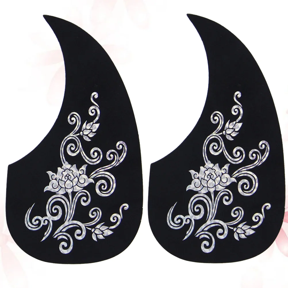 2 шт. наклейки в форме Comma Pick Guard накладка золотая для детей акустической гитары 40/41