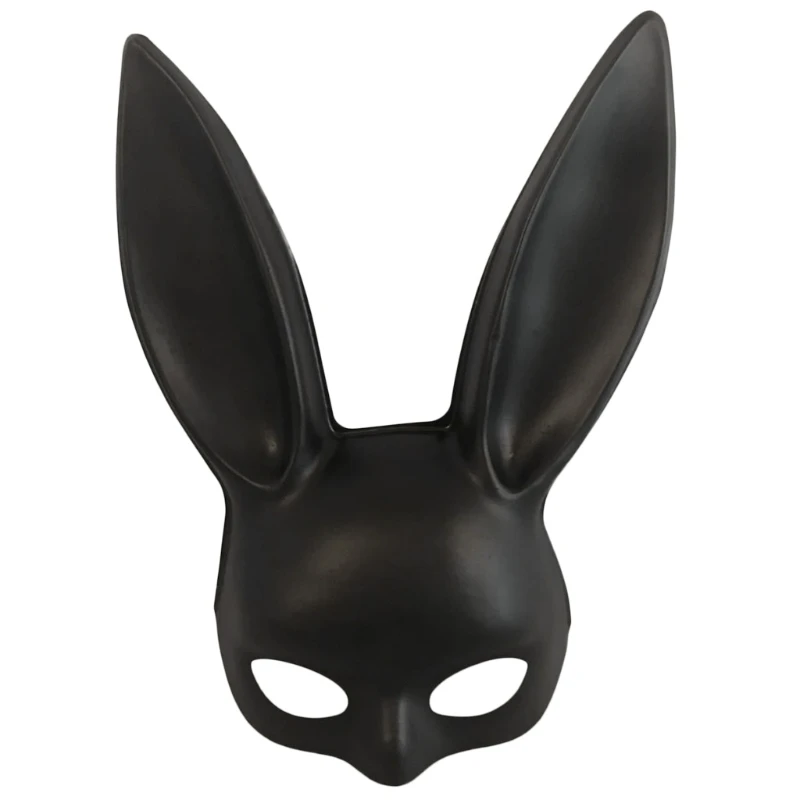 Adult Rabbit Mask half face Bunny Mask Halloween Easter Costume Masquerade Cosplay images - 6