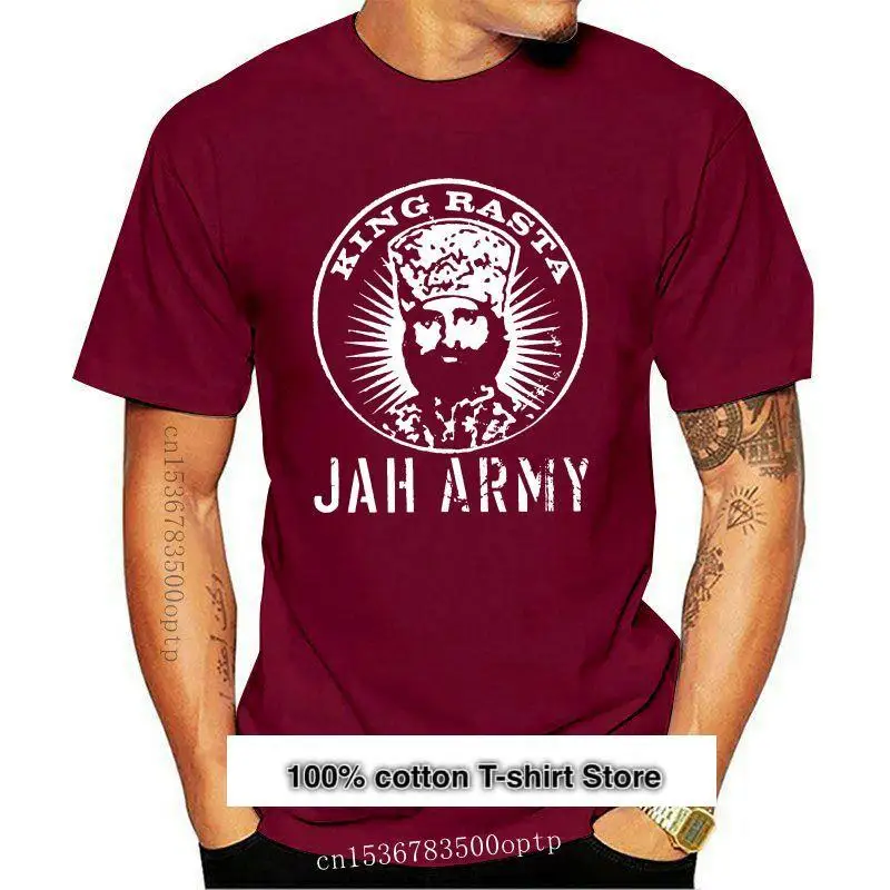 

Camiseta del rey Rasta, camisa del ejército, raíces, Reggae, Dancehall, Irie Dub Music S 5Xl 2021est 2018, moda 031630, nueva
