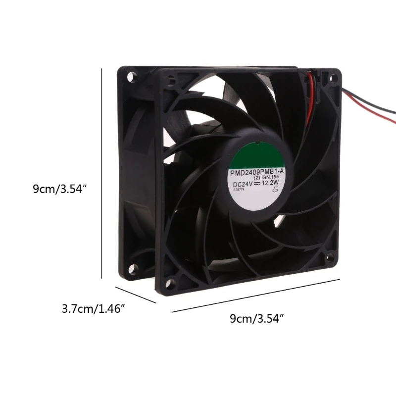 9x9x3 7 см PMD2409PMB1-A 9037 90 мм 24 В 12 2 Вт Система Fanuc Специальный охлаждающий вентилятор