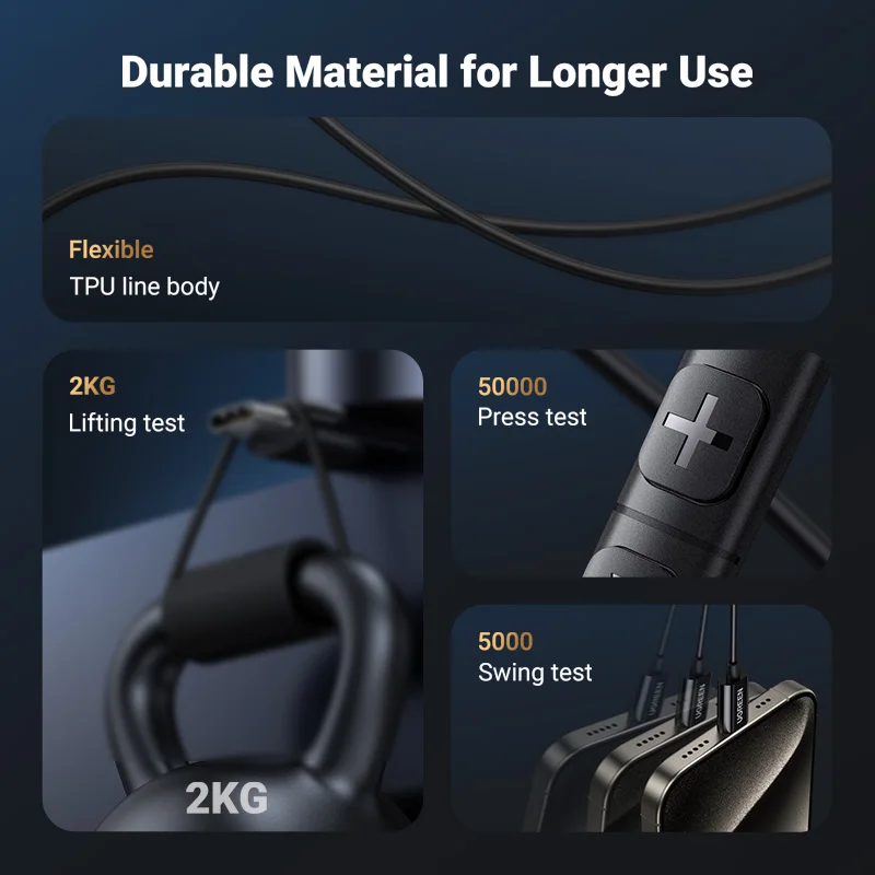 Проводные наушники-вкладыши UGREEN 3 5 мм USB Тип C с микрофоном