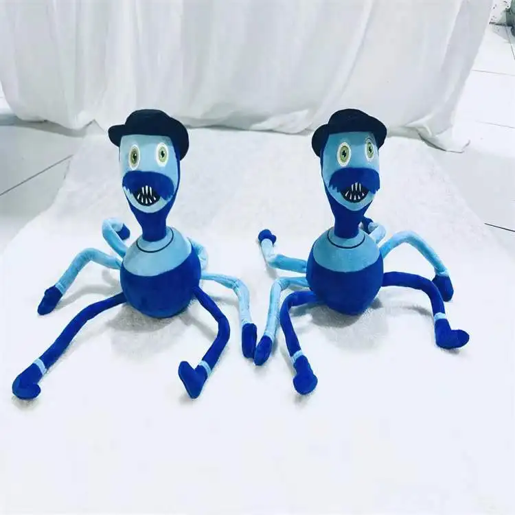 

New Cartoon Poppy Playtime Plush Toy Funny Huggy Wuggy Grandfather Sausage Monster Stuffed Doll Plushies Throw Pillow Kids Gift
