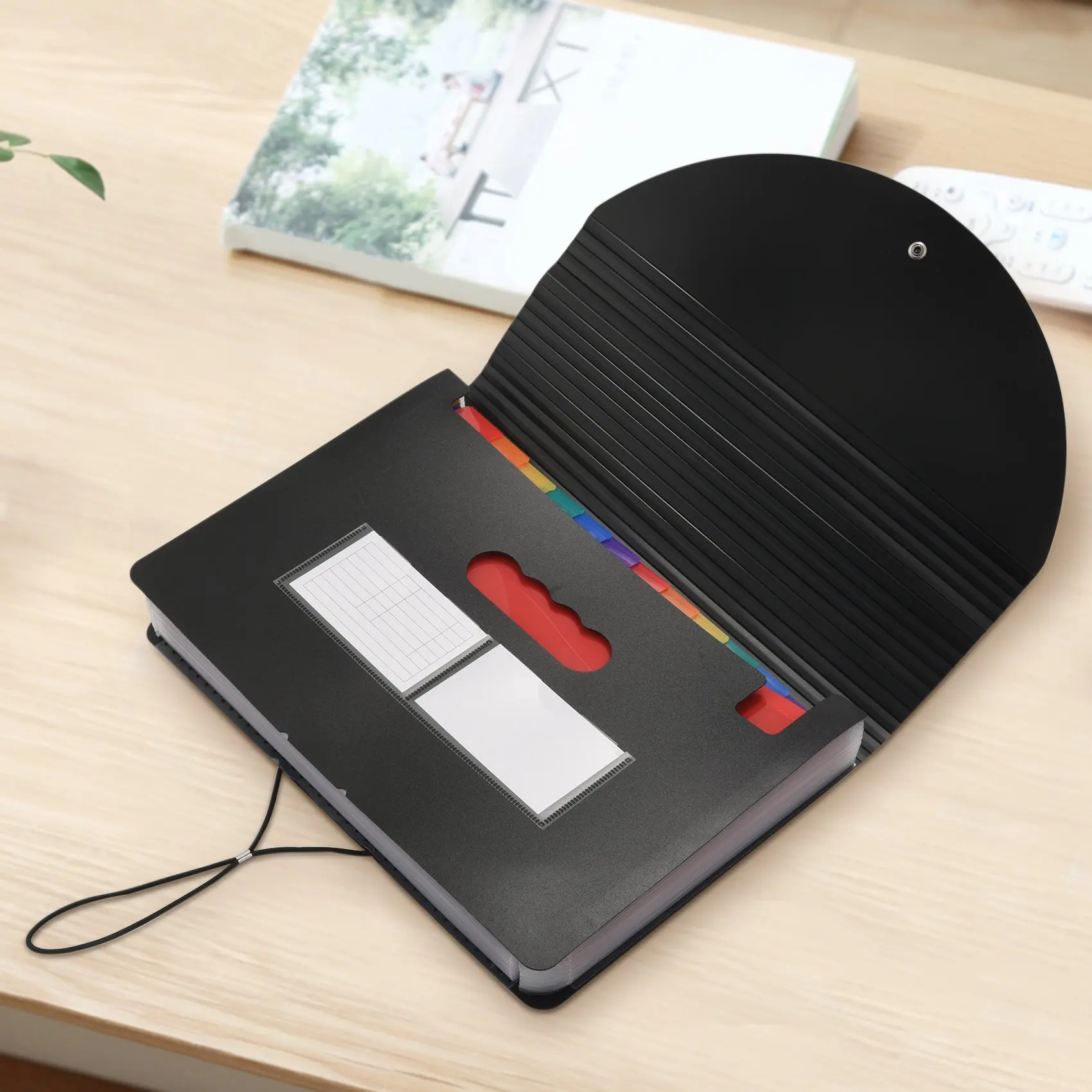 Расширяющаяся папка для файлов органайзер с 12 кармашками папки ДЛЯ ЗАПИСЕЙ