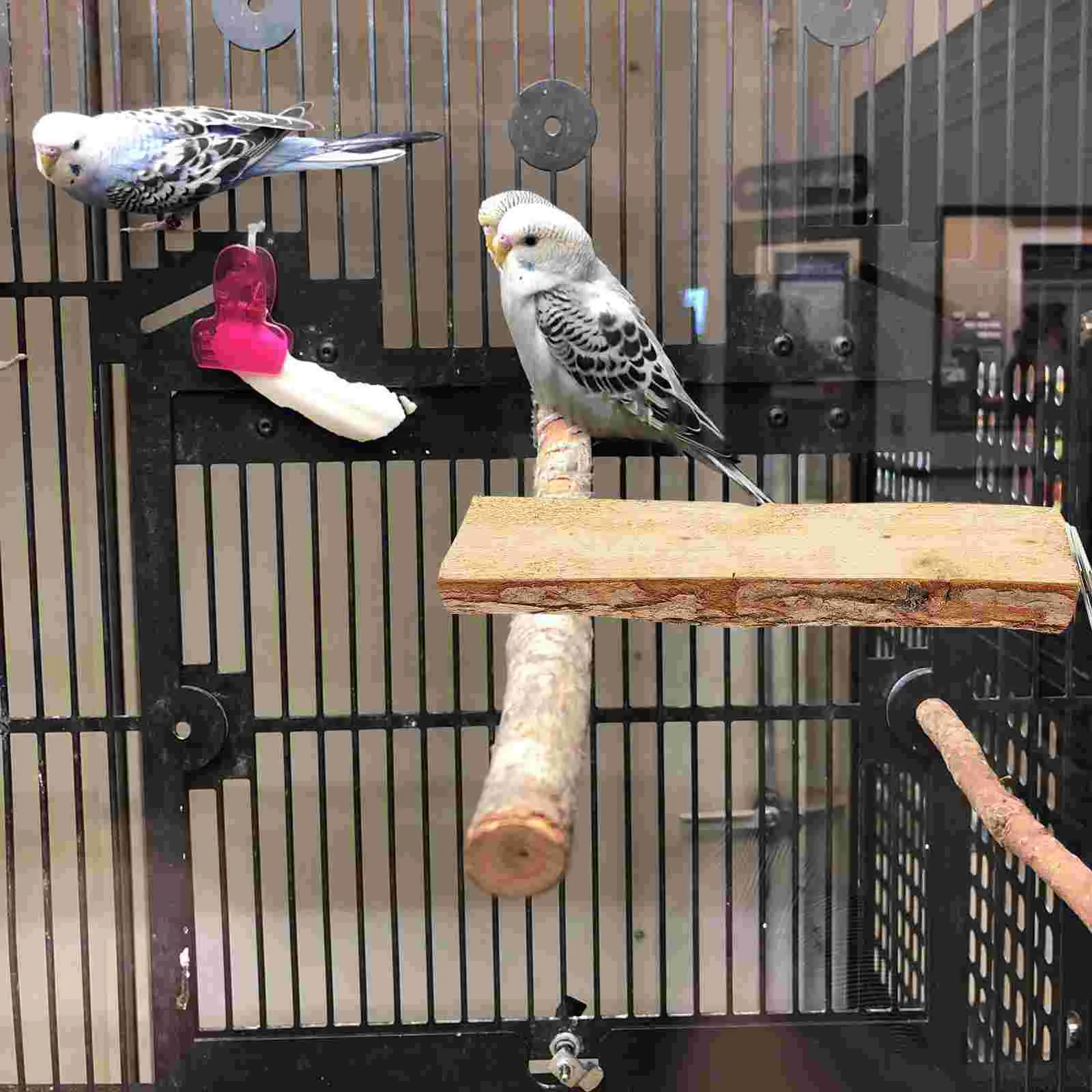 

3pcs Bird Perches Parrot Wooden Perches Parrot Stand Branches Bird Exercise Climbing Toys