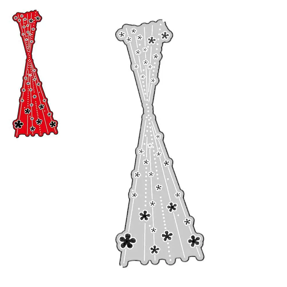 

Christmas Metal Cutting Dies Bubble Spotty Line Metal Cutting Dies for Scrapbooking Background and Card Making Embossing Craft