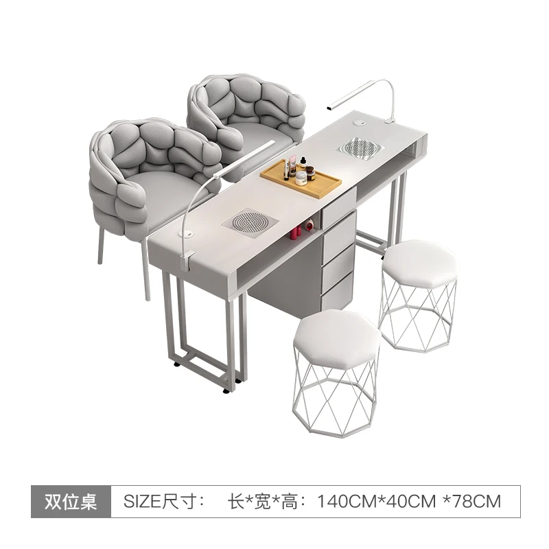 Дизайнерский салон красоты искусственная кожа с пылесосом роскошный стол для