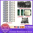 Комплект материнской платы B250 для майнинга с DDR4 VER009C010-X 1x 8x 16x PCIE RISER G3900, вентилятор охлаждения процессора для 8 12 GPU BTC ETH Miner Rig