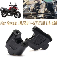 motorcycle accessories cnc handlebar riser up clamp mount taper handlebar riser kit for suzuki dl650 v strom dl 650 v strom