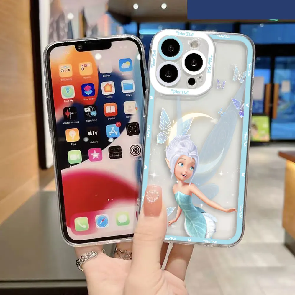 Фото Прозрачный чехол для телефона Disney Elf Tinker Bell для Infinix TECNO POVA 2 3 5 SMART 6 7 8 ПРИМЕЧАНИЕ 10 11 12 G96 30 30I 40 КАМОН 19 20 №2