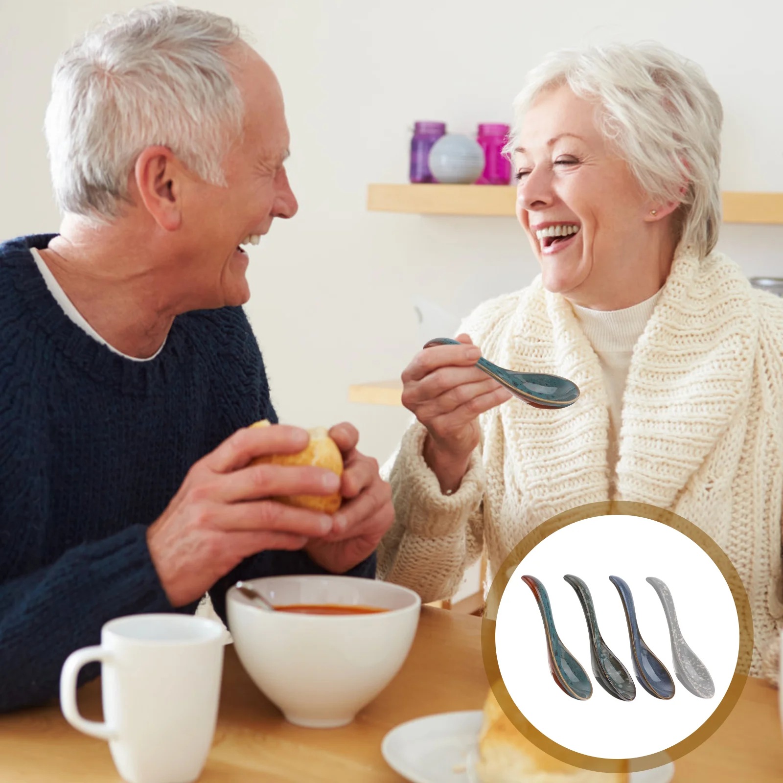 

Tea Spoons Serving Spoon Asian Soup Spoon Porridge Spoon Banquet Spoon