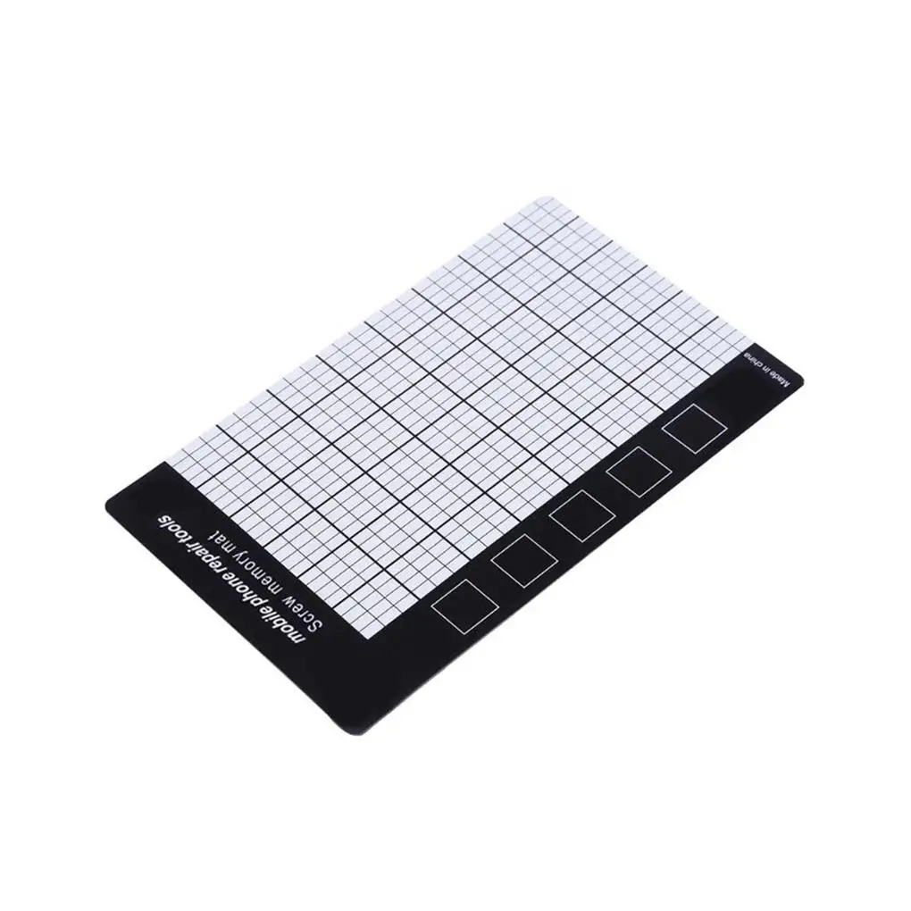 Screw Mat Compact Size Plastics Phone Supply Pads Working Pad Hand Tools Set Repairing Mats Screws Storage Memory Chart