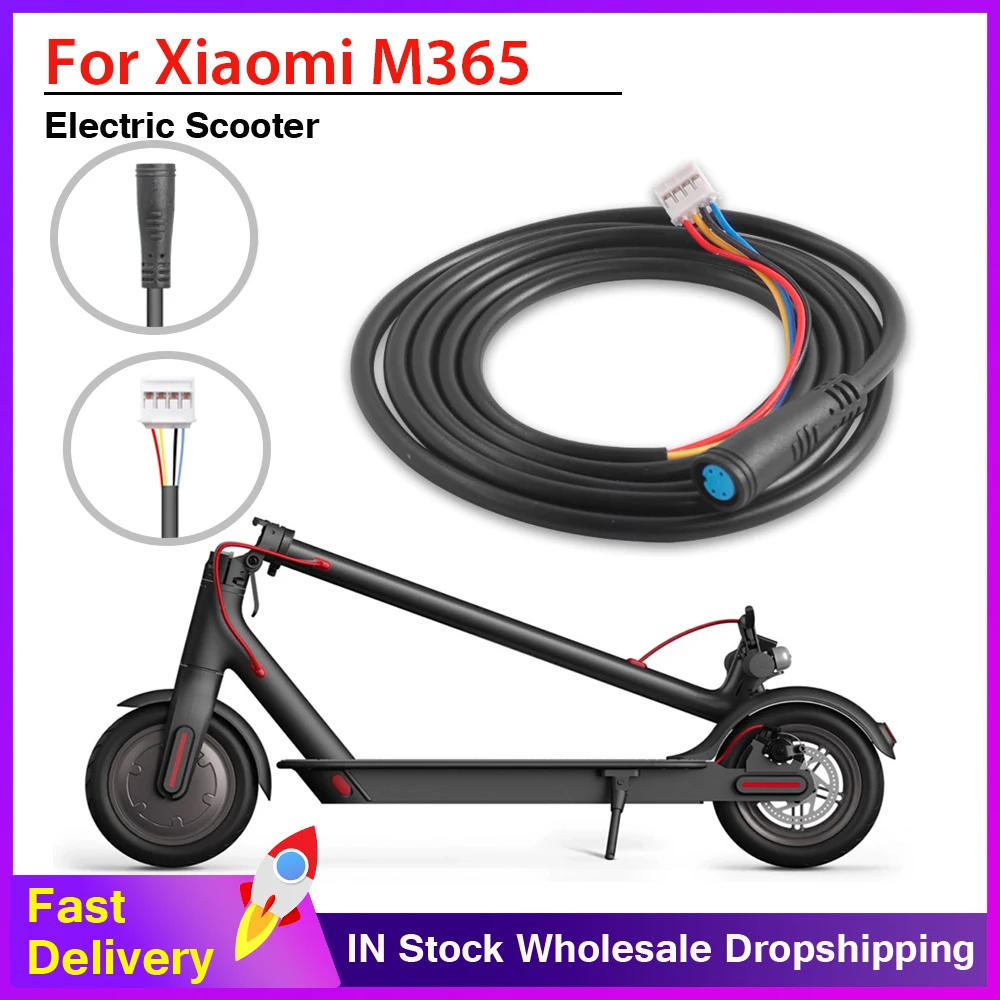 

Electric Scooter Power Cord Wear-resistant Power Adapter Charge Data Cable Controller Wire for Xiaomi M365 Electric Scooter