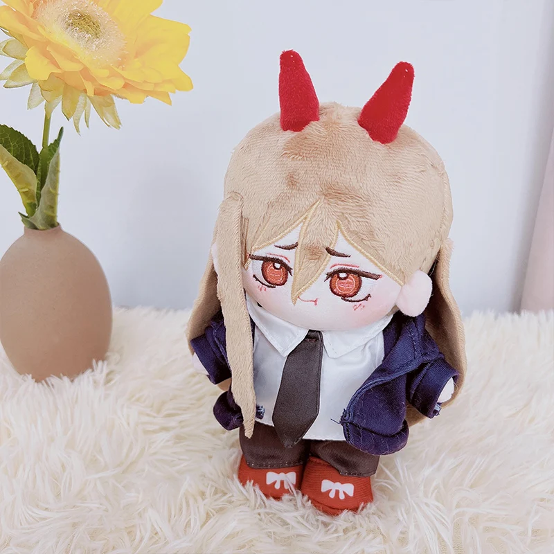 

Бензопила человек 20 см японское аниме Denji Makima Power Kawaii Косплей Плюшевые талисманы данго милые плюшевые куклы мягкие куклы рождественские под...