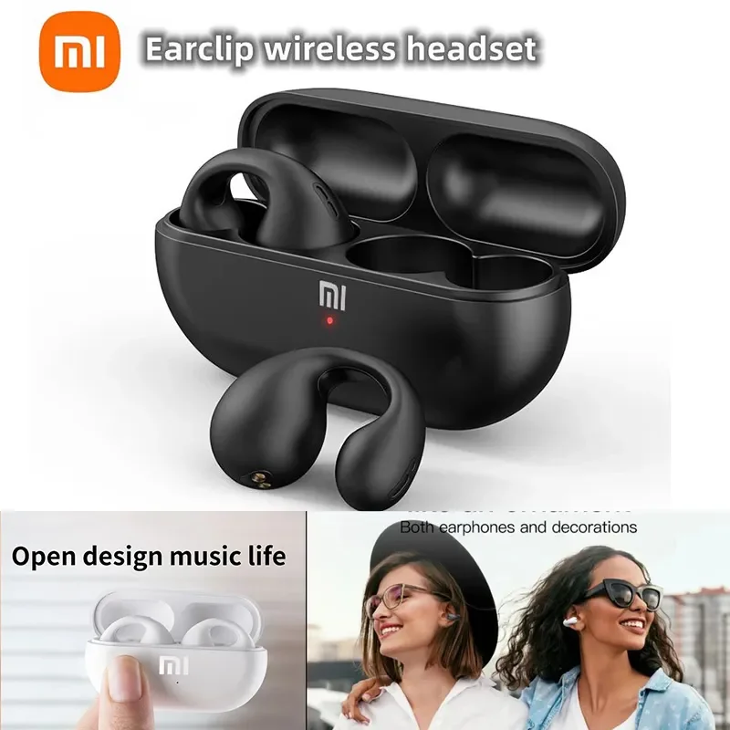 

Xiaomi-impermeável TWS Sound Earcuffs com microfone, fones de ouvido Bluetooth sem fio, brinco, fones de ouvido, fones de ouvido