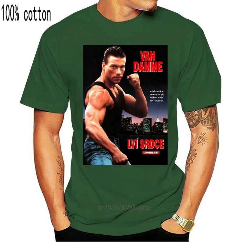 

Lionheart Van Damme Movie T-Shirt Cotton Outdoor Wear Tops Tee Shirt