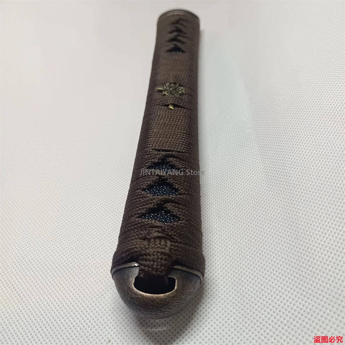 Фото Рукоятка 27 см Rikko Tsuka из сплава Fuchi Kashira, шелковая фитинги для японского самурая, катаны, меча, аксессуары для ручек №5